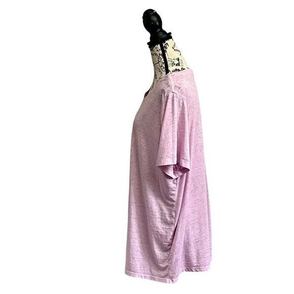 Cato Womens Soft Purple Club Knit Semi Sheer Breathable Tunic T Shirt 18/20W - Picture 3 of 9